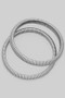Two Piece Omega Chain Stretch Bracelet