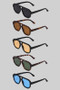Acrylic Aviator Style Assorted Sunglass Dozen Pack