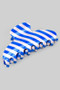 Diagonal Striped Acrylic Hair Clip
