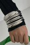 Eight Piece Mixed Metal Bangle Set