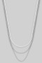 Triple Layered Chain Necklace