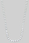 Premium Cz Tennis Necklace Eighteen Inch