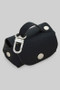 Mini Pu Leather Bag Charm Earbud Case