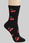 Cute Cherry Print Socks