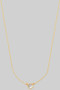 Delicate Solitaire Cz Pendant Necklace