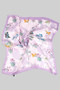 Lovely Butterfly And Flower Print Silky Square Scarf