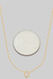 Delicate Oval Solitaire Cz Pendant Necklace