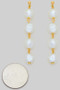 Textured Pearl Tiered Drop Earrings