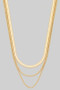 Triple Layered Chain Necklace