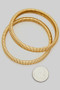 Two Piece Omega Chain Stretch Bracelet