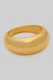 Shiny Tube Brass Ring