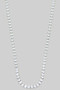 Premium Cz Tennis Necklace Twenty Inch
