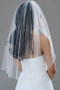 Veil With Hair Comb And Small Pearls