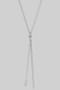 Stainless Steel Snake Chain With Bolo Charm