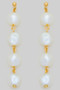Textured Pearl Tiered Drop Earrings