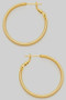 14K Gold Dipped Must Have Essential Hinge Hoops