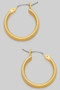 14K Gold Dipped Essential Small Hoops