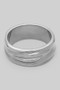 Wavy Textured Brass Band Ring