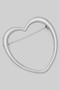 Must Have Brass Heart Brooch Pin