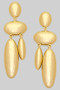 Tiered Geo Statement Drop Earrings