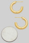 Essential Three Quarter Brass Hoops