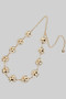 Shining Sun Charm Chain Link Belt