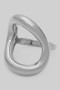 Wavy Geo Cut Out Statement Brass Ring