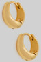 Essential Hinged Brass Huggie Hoops