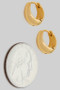 Essential Hinged Brass Huggie Hoops