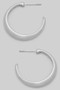 Timeless Open Brass One Inch Hoop Earrings