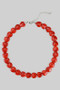 Marbled Acrylic Heart Link Necklace