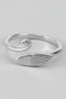 Brass Swan Twist Ring