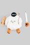 Plush Baseball Keychain With Hidden Pen