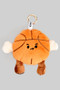 Plush Basketball Keychain With Hidden Pen