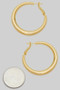Timeless Must Have Brass Hoop Earrings