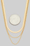 Triple Layered Chain Necklace