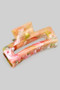 Marbled Matte Finish Rectangular Hair Clip