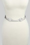 Textured Disc Ladder Link Chain Belt