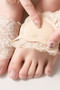 Open Toe Ball Of Foot Cushion Lacy Half Socks