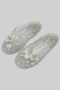 Pearl And Shell Jelly Sandal Shoe Charms Set