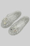 Pearl Flower And Rs Jelly Sandal Shoe Charms Set