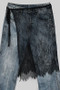 Rectangular Floral Lace Hip Wrap