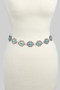 Cab Accent Aztec Cross Link Chain Belt