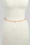 Romance Heart Flower Link Chain Belt