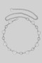 Romance Heart Flower Link Chain Belt