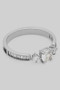 Three Round Stone Ring With Invisible Set Cz