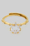 Star Shaped Cz Stone Adjustable Ring
