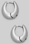 Dainty Brass Split Hoops