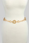 Organic Hammered O Link Chain Belt