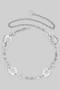 Organic Hammered O Link Chain Belt